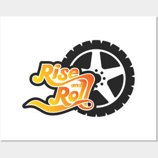 rise and roll tire Posters and Art